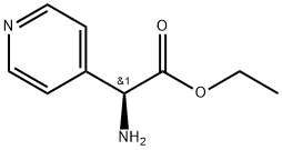 Ethyl(S)-2-amino-2-(4-pyridinyl)acetate Struktur