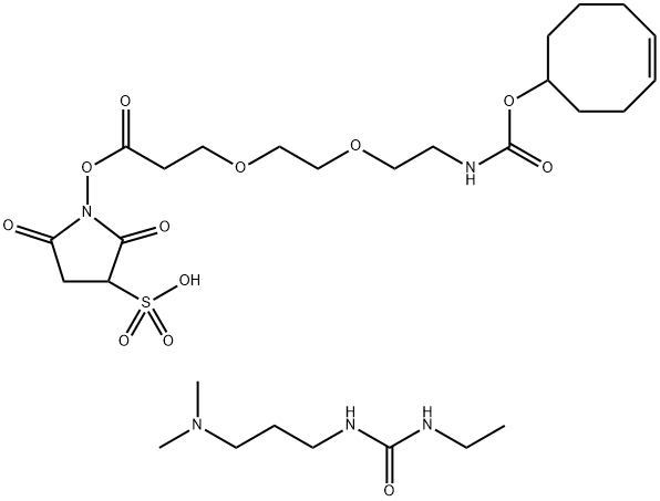 TCO-PEG2-Sulfo-NHS ester Struktur