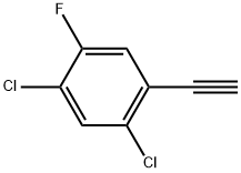 1,5-dichloro-2-ethynyl-4-fluorobenzene Struktur