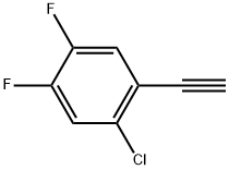 1-Chloro-2-ethynyl-4,5-difluorobenzene Struktur