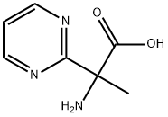 2-amino-2-(pyrimidin-2-yl)propanoic acid Struktur