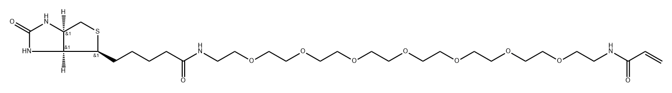 Biotin-PEG7-Acrylamide Struktur