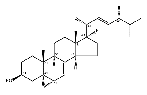 5,6-Epoxyergosterol Struktur