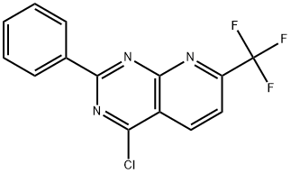 4-chloro-2-phenyl-7-(trifluoromethyl)-1,8a-dihydropyrido[2,3-d]pyrimidine Struktur