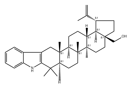 2,3-Indolobetulin Struktur