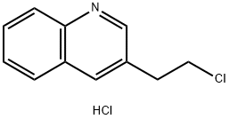 3-(2-Chloroethyl)quinoline hydrochloride Struktur