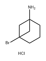 Bicyclo[3.1.1]heptan-1-amine, 5-bromo-, hydrochloride (1:1) Struktur