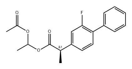 (R)-Flurbiprofen Axetil (Mixture of Diastereomers) Struktur