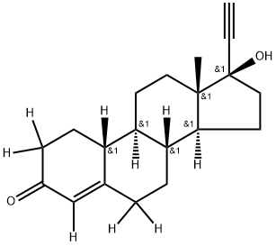 Norethindrone-d6 Struktur