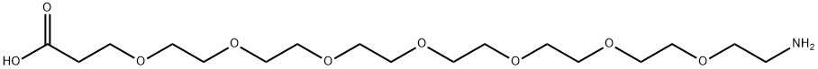 Amino-PEG7-acid Struktur