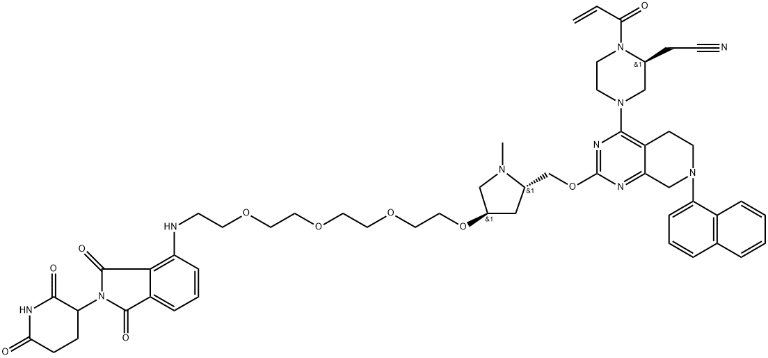 PROTAC K-Ras Degrader-1 Structure