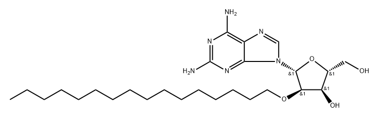 2’-O-Hexadecanyl-2-aminoadenosine Struktur