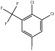 1,2-Dichloro-5-iodo-3-(trifluoromethyl)benzene Struktur