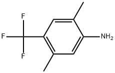 2,5-Dimethyl-4-(trifluoromethyl)benzenamine Struktur