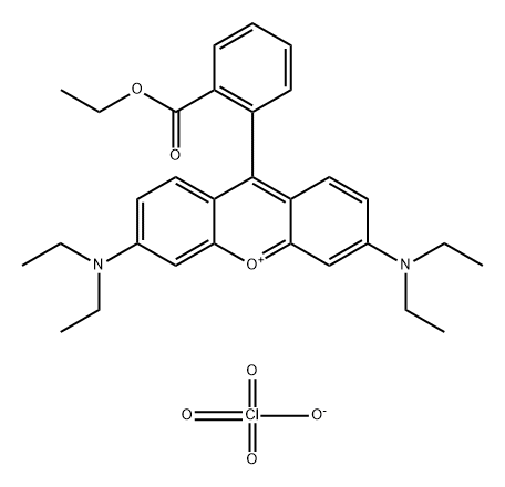 RHODAMINE 3B PERCHLORATE Struktur