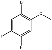 1-bromo-4-fluoro-5-iodo-2-methoxybenzene Struktur