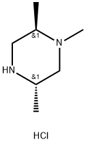 Piperazine, 1,2,5-trimethyl-, hydrochloride (1:2), (2R,5S)- Struktur