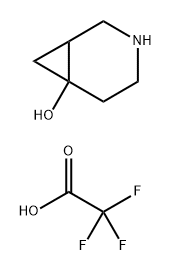 3-Azabicyclo[4.1.0]heptan-6-ol, 2,2,2-trifluoroacetate (1:1) Struktur