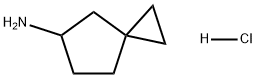 Spiro[2.4]heptan-5-amine, hydrochloride (1:1) Struktur