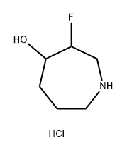 1H-Azepin-4-ol, 3-fluorohexahydro-, hydrochloride (1:1)|