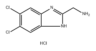 1H-Benzimidazole-2-methanamine, 5,6-dichloro-, hydrochloride (1:1) Struktur