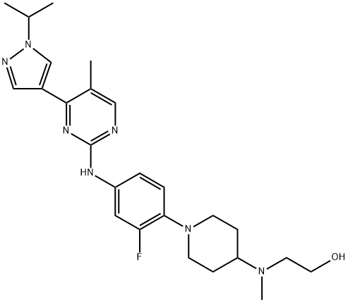 JAK2/FLT3-IN-1 Struktur