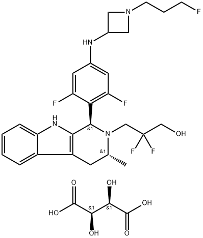 Estrogen receptor antagonist 1 Struktur