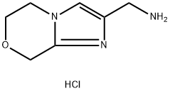 8H-Imidazo[2,1-c][1,4]oxazine-2-methanamine, 5,6-dihydro-, hydrochloride (1:2) Struktur