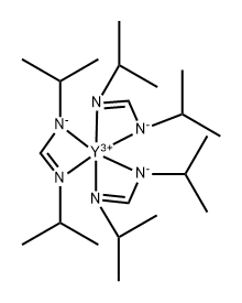 Tris(N,N'-di-i-propylformamidinato)yttrium(III), 97% Struktur