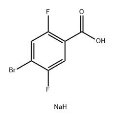 Sodium 4-Bromo-2,5-difluorobenzoate Struktur