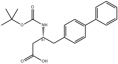 Boc-(R)-3-amino-4-(4'-biphenyl)butanoic acid Struktur