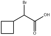 Cyclobutaneacetic acid, α-bromo- Struktur