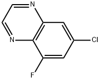 7-chloro-5-fluoroquinoxaline Struktur