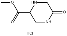 Methyl?5-oxopiperazine-2-carboxylate hydrochloride Struktur