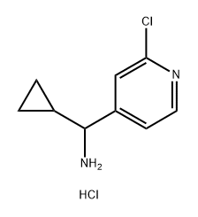 (2-chloropyridin-4-yl)-cyclopropylmethanamine DIHYDROCHLORIDE Struktur