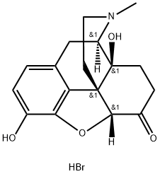 Oxymorphone hydrobromide Struktur