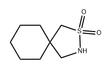 2-thia-3-azaspiro[4.5]decane 2,2-dioxide Struktur