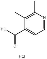 2,3-Dimethylisonicotinic acid hydrochloride Struktur