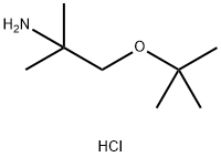 2-Propanamine, 1-(1,1-dimethylethoxy)-2-methyl-, hydrochloride (1:1) Struktur