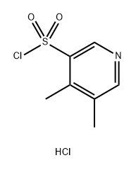 4,5-dimethylpyridine-3-sulfonyl chloride hydrochloride Struktur