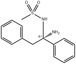 (R)-N-(1-Amino-1,2-diphenylethyl)methanesulfonamide Struktur