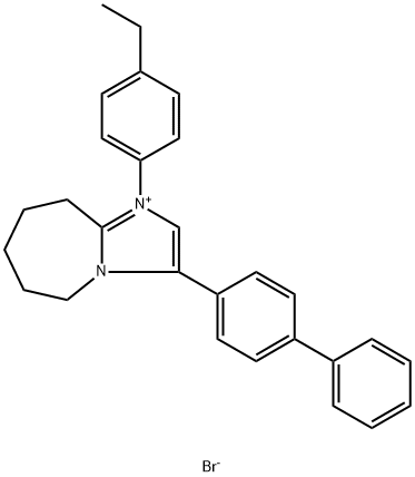 5H-Imidazo[1,2-a]azepinium, 3-[1,1'-biphenyl]-4-yl-1-(4-ethylphenyl)-6,7,8,9-tetrahydro-, bromide (1:1)|化合物 ANTIBACTERIAL AGENT 100