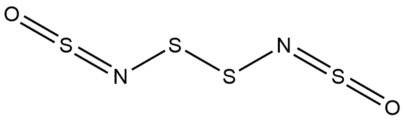 Nitro(dithioperoxo)thious acid, sulfinylazanyl ester, 1-oxide