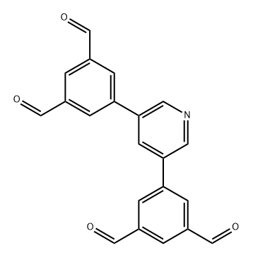 5,5'-(pyridine-3,5-diyl)diisophthalaldehyde Struktur