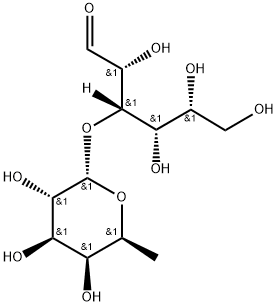 3-O-α-L-Fucopyranosyl-D-galactose Struktur