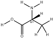 D-ALANINE (<5% L) (D7, 98%) Struktur