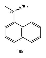 1-Naphthalenemethanamine, α-methyl-, hydrobromide (1:1), (αS)- Struktur