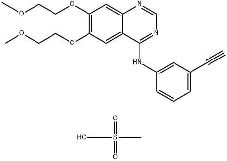 ERLOTINIB MESYLATE Struktur