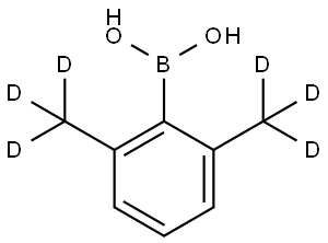 (2,6-bis(methyl-d3)phenyl)boronic acid Struktur