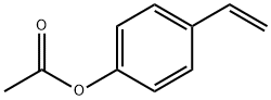 4-ACETOXYSTYRENE POLYMER Struktur